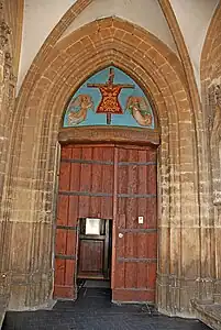 Intérieur du portail sud.