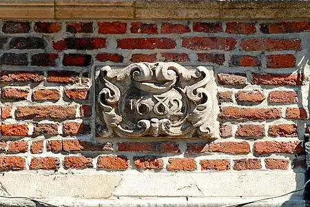 Cartouche «&nbsp;1682&nbsp;».