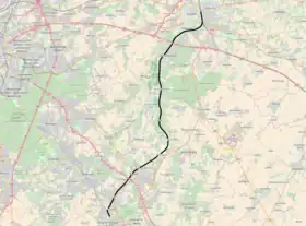 Voir la carte de la ligne.