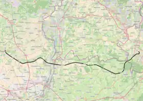 Voir la carte de la ligne.