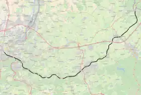 Voir la carte de la ligne.