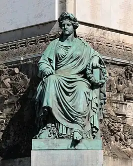 Colonne du Congrès à Bruxelles : Liberté de la Presse (1859).