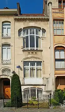 Façade de l'avenue Palmerston.