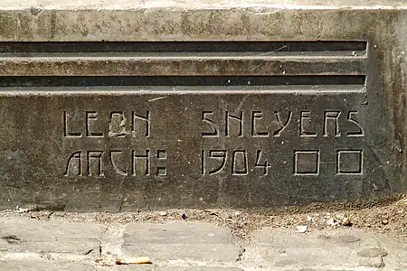 Signature de Léon Sneyers.