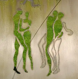 LapteDétail des silhouettes.