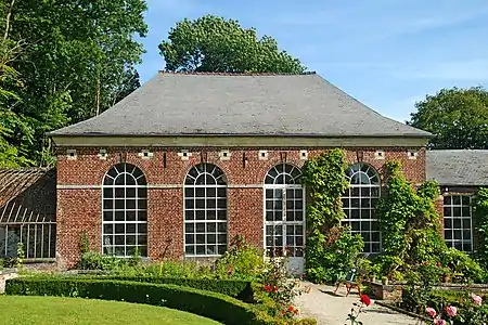 L'orangerie du château d'Ottignies.