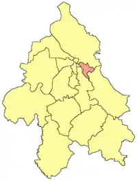 Localisation de Vukov spomenikВуков споменик