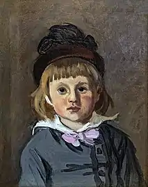Portrait de son fils Jean en bonnet à pompon, 1869