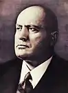Benito Mussolini, Duce de la République sociale italienne.