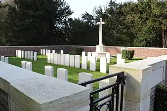 Le cimetière britannique.