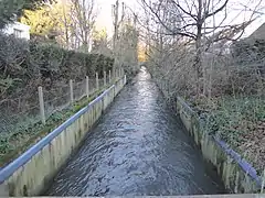 Bièvre à Verrières près de la limite d'Antony