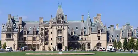 Le domaine Biltmore, Asheville en Caroline du Nord, USA (1888-1895).