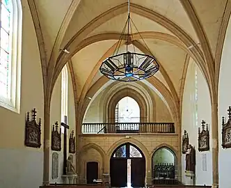 La nef, vers la tribune