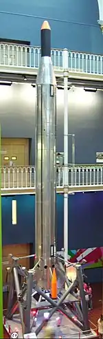 Black Knight BK02 conservée au musée royal d'Écosse à Édimbourg.