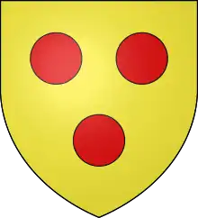Blason de Courtenay