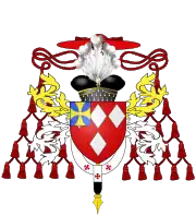 Blason d'un évêque du diocèse de Glandèves (Entrevaux).