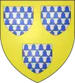 Blason de la famille de Fontaines.