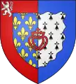 Blason proposé par l'héraldiste Robert Louis visible sur les trains TER de la série Z 9600 de la région.
