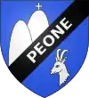 Blason de Péone