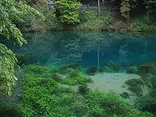 La source du Blautopf à Blaubeuren