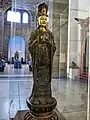 Statue en bronze de Guanyin, dynastie Liao, Xe&nbsp;siècle