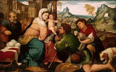 Adoration des bergers, v. 1523Musée de l'Ermitage