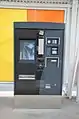 Borne de paiement présentes aux stations du TCSP.