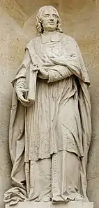 Jacques-Bénigne Bossuet, Paris, façade de la chapelle de la Sorbonne.