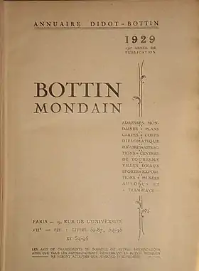Bottin mondain
