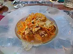 Bourride de fruits de mer.