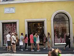 Via Condotti à Rome en Italie.