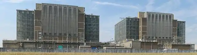 Centrale vue de l'est.