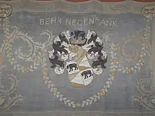 Armoiries des Behr-Negendank dans l'église de Brandshagen