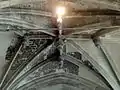 Collatéral sud, 3e&nbsp;travée, voûte.