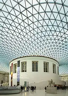 Le toit en verre du British Museum