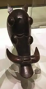 Masque de phacochère (XIXe&nbsp;siècle), Londres, British Museum.