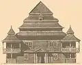 Synagogue en bois de la ville avant 1906.