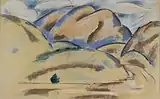 Marsden Hartley, Landscape, New Mexico, 1916-1920