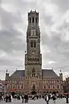 Beffroi de Bruges, Belgique, XIIIe siècle.