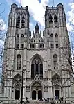 Cocathédrale Saints-Michel-et-Gudule, Bruxelles, Belgique.