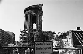 La Frauenkirche en 1991.