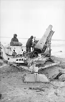 Mortier de 280&nbsp;mm Schneider (1944, front russe).