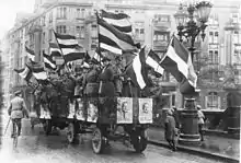 Char de campagne en faveur de Hindenburg.