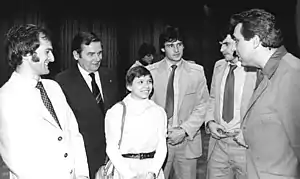 Remise du prix à Berlin le 14 décembre 1980