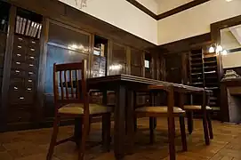 boiseries du bureau du conservateur,