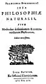 Idea philosophiae naturalis, sive Methodus definitionum et controversiarum phisicarum, 1652