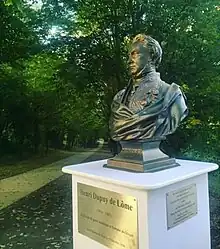 Buste de l'ingénieur Dupuy de Lôme inauguré le jour du bicentenaire de sa naissance, le 15 octobre 2016.