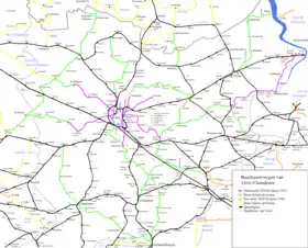 Voir la carte de la ligne.