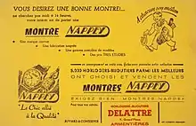 Une réclame de la maruqe