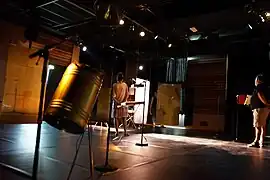 "Prendre corps", installation d'Elsa Biston - Studio Luc Ferrari